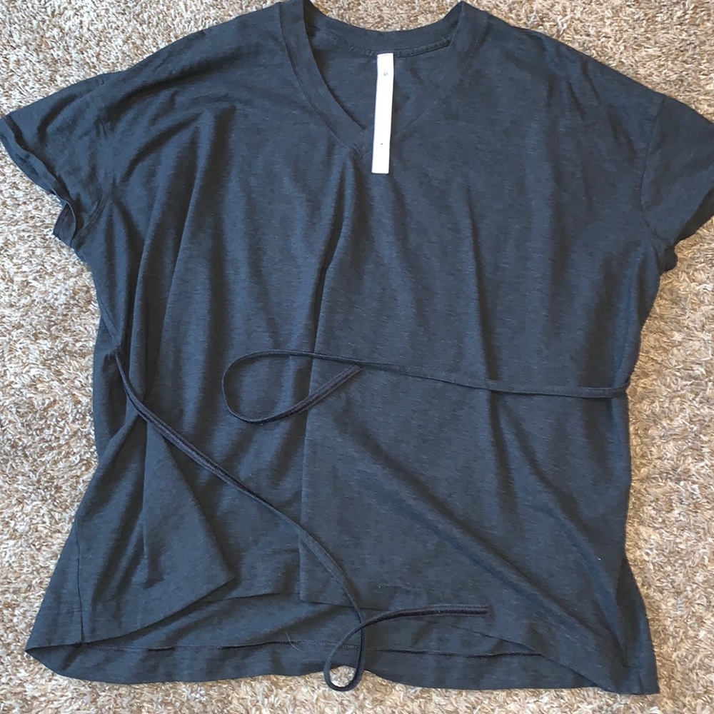 Lululemon Side Tie V Neck Tshirt